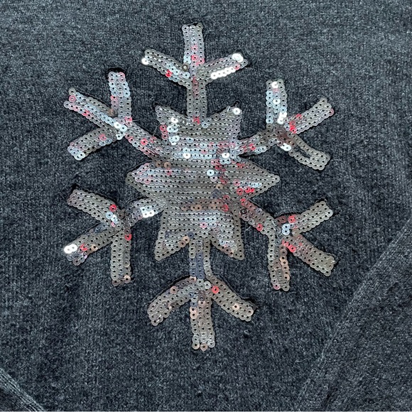 Sequin Snowflake Shirt - Picture 2 of 4